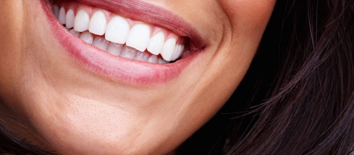 Dental, smile and teeth of woman with hygiene, grooming and wellness morning routine for oral care. Happy, dentistry and female person with mouth treatment for fresh breath, health and gum cleaning.